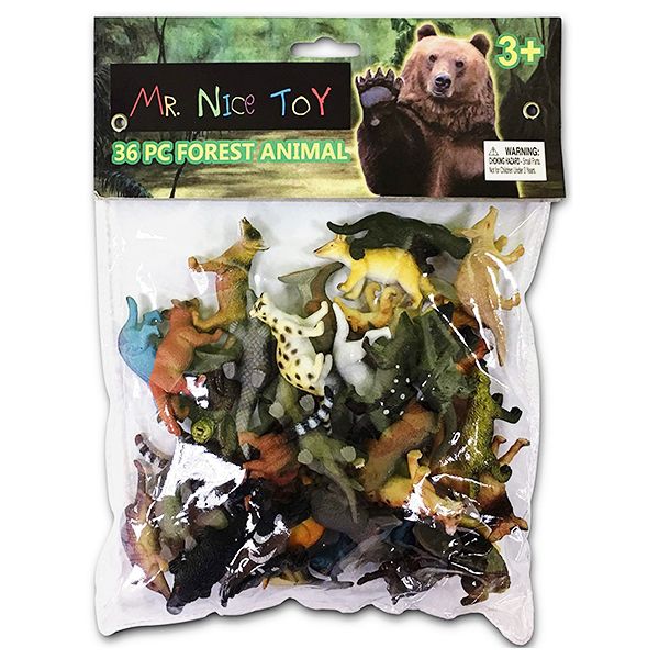 FOREST ANIMAL TOY SET 36PCS DQL-170784
