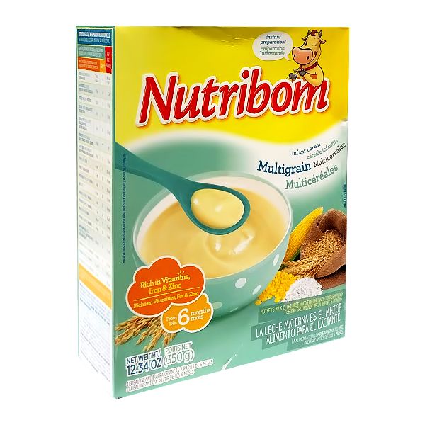 NUTRIBOM INFANT CEREAL PAPER MULTIGRAIN 350G