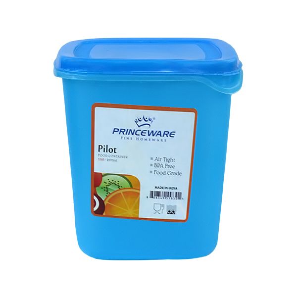 PRINCEWARE CONTAINER NO.3 2570ML PILOT PLASTIC MIXED COLORS L5583