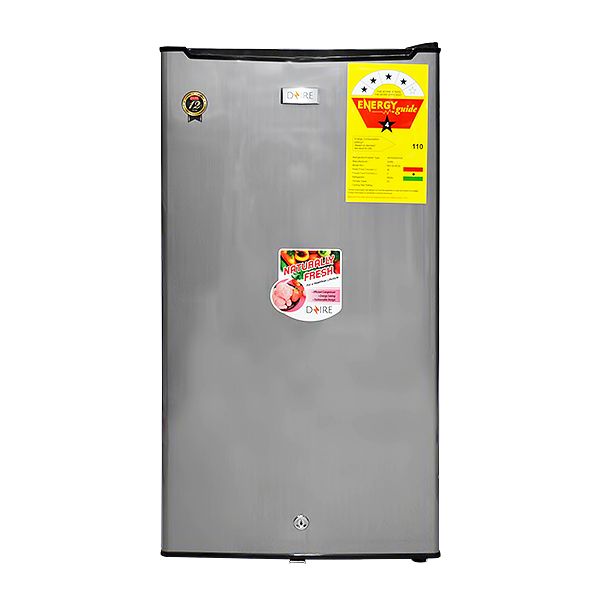 DZIRE FRIDGE SINGLE DOOR 90L SILVER+BLACK 