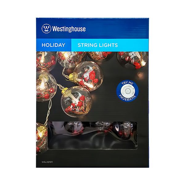 WESTINGHOUSE STRING LIGHTS CLEAR BALL