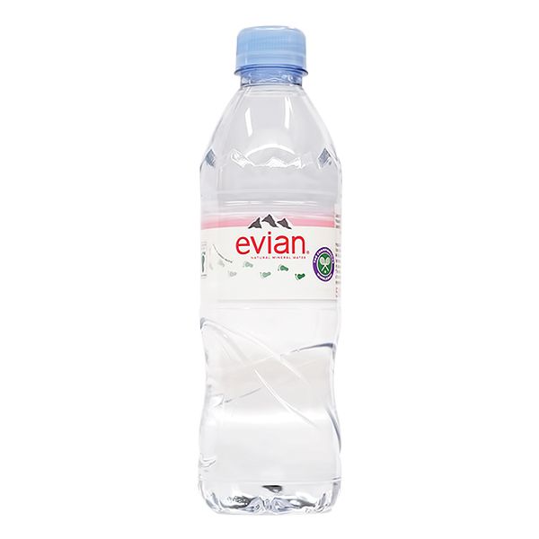EVIAN NATURAL MINERAL WATER 500ML  