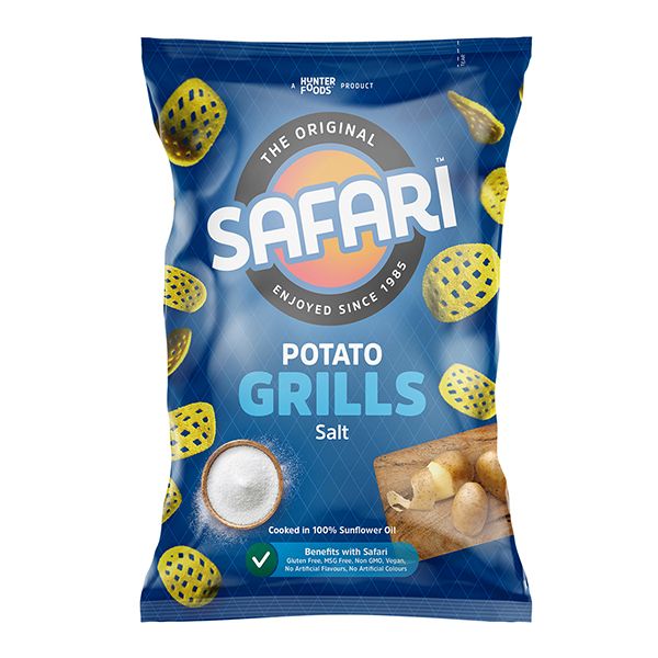 HUNTER'S POTATO CHIPS GRILLS SALT 125G  