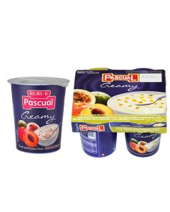 PASCUAL YOGHURT PEACH & PASSION FRUITS 125G X 4PC