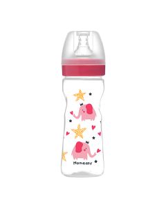 MOMEASY WIDE NECK FEEDING BOTTLE 8OZ 