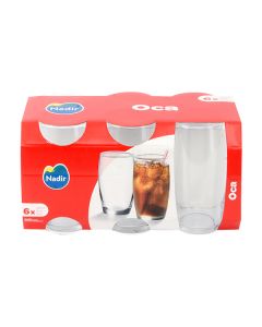 MARINEX TUMBLER DRINKING GLASS OCA SET 6PCS 300ML