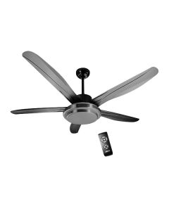 AKAI CEILING FAN WITH REMOTE/LIGHT STAINLESS STEEL 56"  EF102A-5665