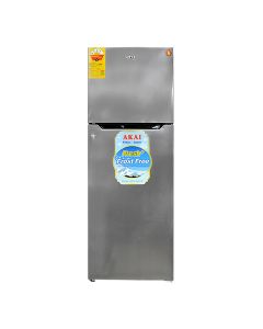 AKAI FRIDGE DOUBLE DOOR 333L FROST FREE INOX RF103AB-45D