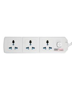 VOLTPLUS EXTENSION SOCKET 3WAY 2METRE 