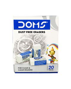 DOMS DUST FREE ERASER BOX 20PCS 
