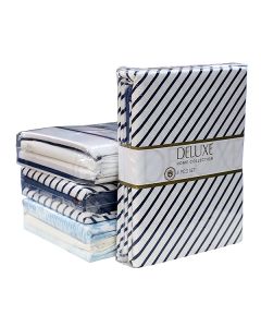 DELUXE 4 PIECES BEDDING SET WITH 2 PILLOW CASES
