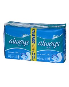 ALWAYS VALUE PACK ULTRA THIN EXTRA LONG 14 PADS X 8 
