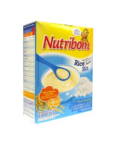 NUTRIBOM INFANT CEREAL PAPER BOX RICE 350G