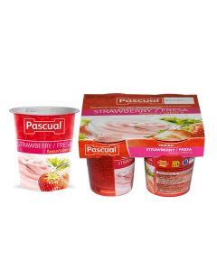 PASCUAL YOGHURT STRAWBERRY FLAVOR 125G X 4PC