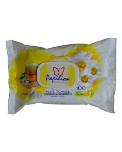 PAPILION WET WIPES WITH CAP CHAMOMILE 100 PCS