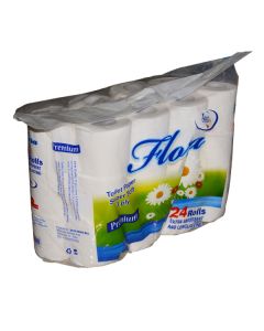 FLORAL TOILET ROLL 24 ROLLS
