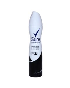 SURE WOMEN INVISIBLE BLACK + WHITE  250ML  
