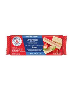 VOORTMAN SUGAR FREE STRAWBERRY WAFER 255G  