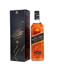 JOHNNIE WALKER BLACK LABEL WHISKY 40% 1L  
