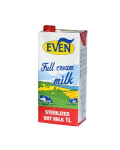 EVEN HALF CREAM UHT MILK 1L 