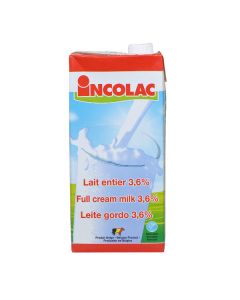 INCOLAC UHT FULL CREAM MILK 1L