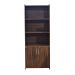 CABINET OFFICE WITH 2-DRAWER MULTIPURPOSE WOODEN BROWN
