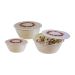 CELLO MICRO-SMART MICROWAVE CASSEROLES SET 3PCS 