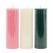 AROMA CANDLE RIBBED PILLER 24HRS BURNING ASSORTED ST515