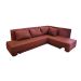 L-SHAPE SOFA CUSHIONED COMFI SEATER FABRIC TRIESTE-AF WINE