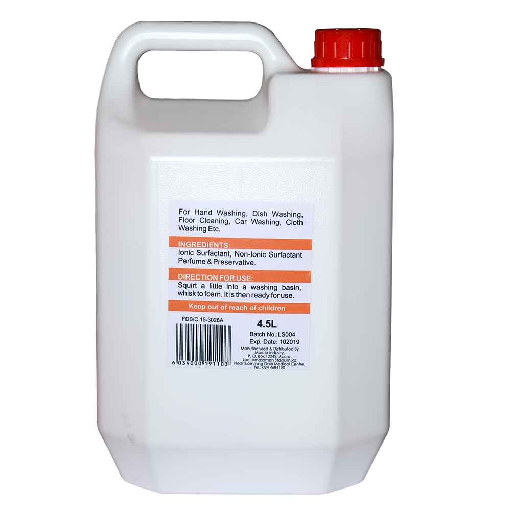 PRIMA LIQUID SOAP ORANGE 4.5L