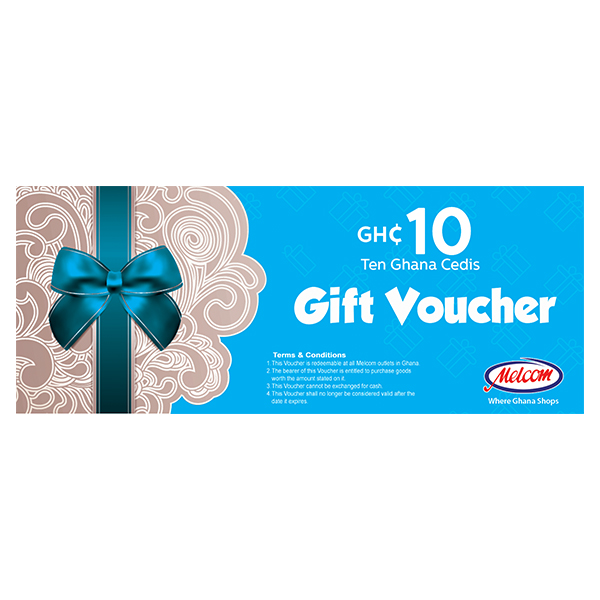 MELCOM GIFT VOUCHERS GHC 10