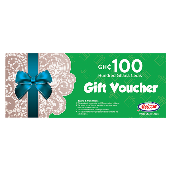 MELCOM GIFT VOUCHERS GHC 100