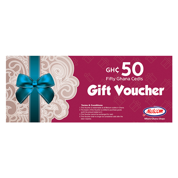 MELCOM GIFT VOUCHERS GHC 50