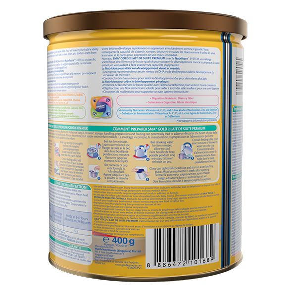 SMA FOLLOW-ON MILK (GOLD 2) 400G 